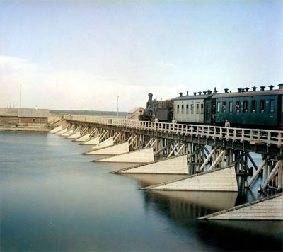 Залізничний міст через річку Шуя Карелія